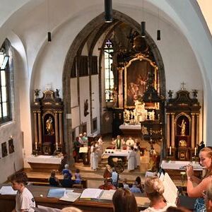 Messe in der Kirche