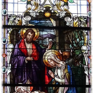 Glasfenster in unserer Kirche