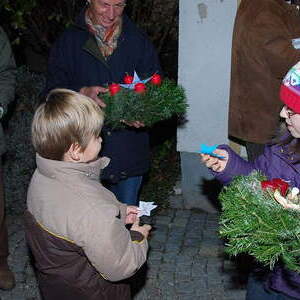 Adventkranzsegnung