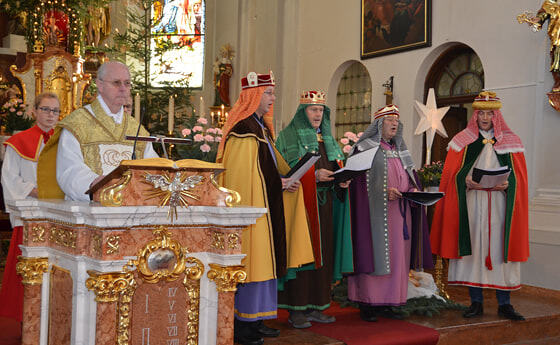 Dreikönigsmesse in der Pfarrkirche Kopfing