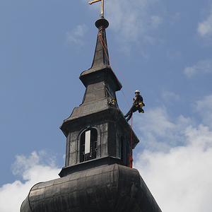 Arbeit in luftiger Höh'