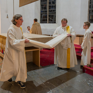 Abendmahlfeier in der Pfarrkirche am Gründonnerstag