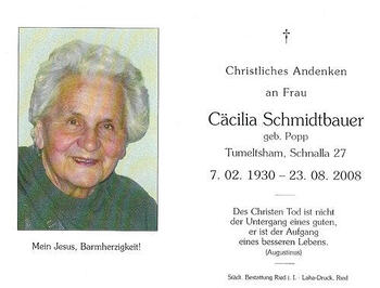 Cäcilia Schmidtbauer