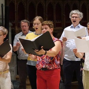 Probe für den ORF-Rundfunkgottesdienst im Linzer Mariendom