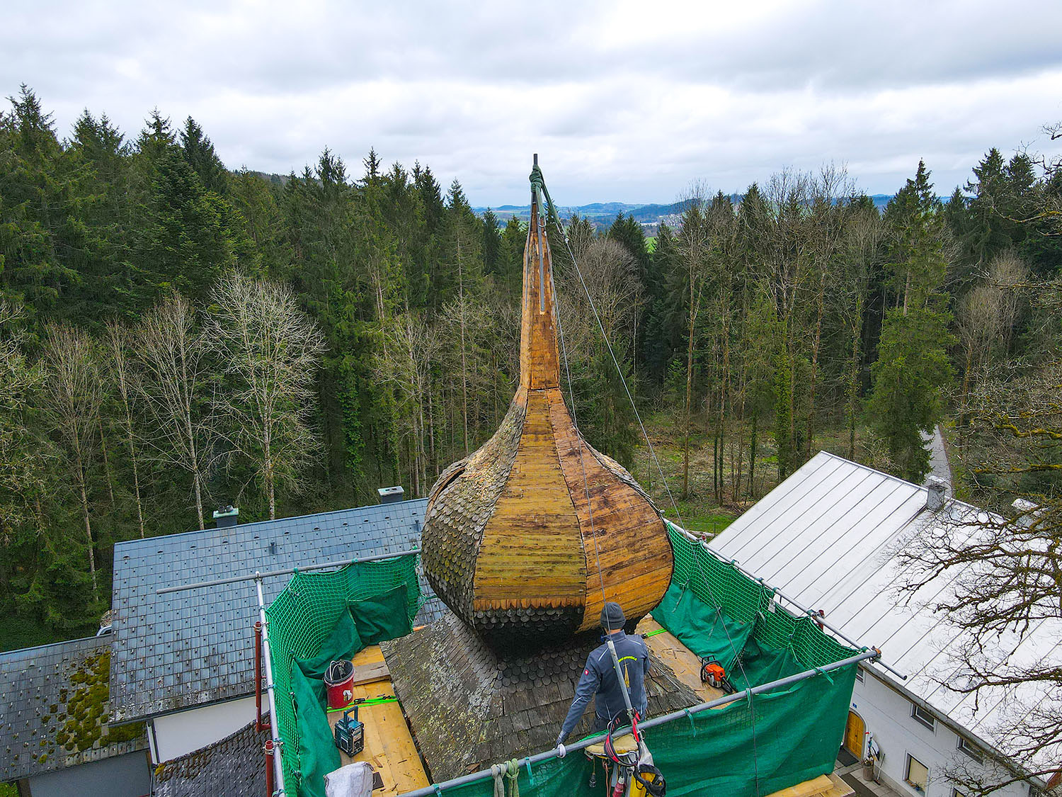 Renovierung Turm Bründlkirche