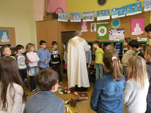 Erstkommunionkinder Klassenmesse                               