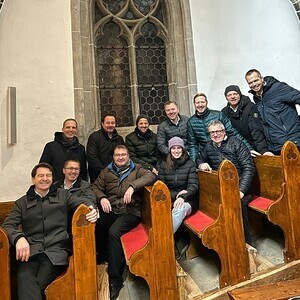 Umrahmten feierlich den Gottesdienst: Buamaklang - seit 25 Jahren Gesang für jeden Anlass