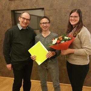 Hans Fluch wurde für 17 Jahre intensiver Einsatz als Obmann des FA Finanzen mit einem Schreiben aus der DFK gedankt.