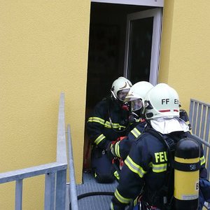 Feuerwehrübung im Kindergarten