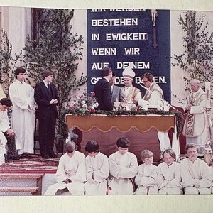 Grundsteinlegung 1982