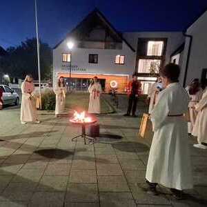 Osterfeuer zur Osternacht