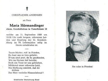 Maria  Hörmandinger