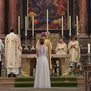 Jungfrauenweihe Bernadette Lang 15 August 2022 im Dom zu Salzburg