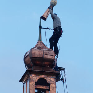 Außenrenovierung der Wallfahrtskirche Hilkering 2016