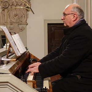 Wolfgang Kreuzhuber an der Orgel