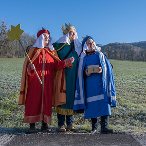 Sternsinger waren unterwegs in Kirchdorf