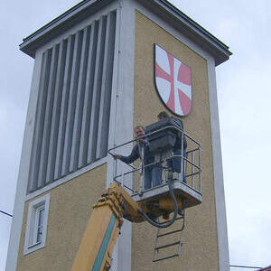 Florianer-Wappen für unsere Pfarrkirche