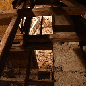 Blick in den Turmschacht