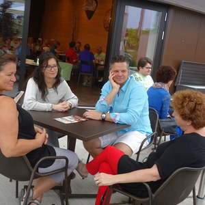 Und geplaudert wird auch...