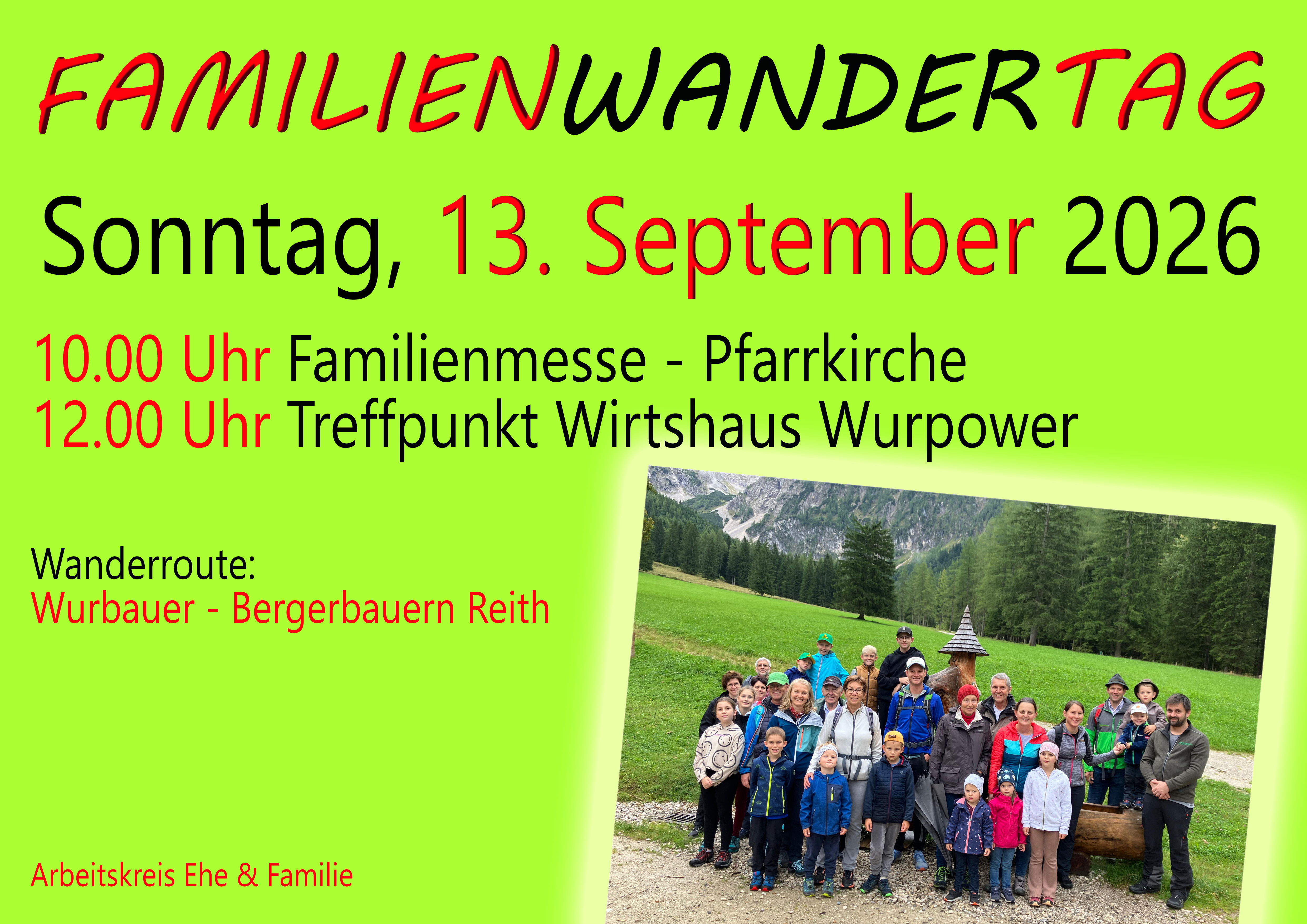Familienwandertag