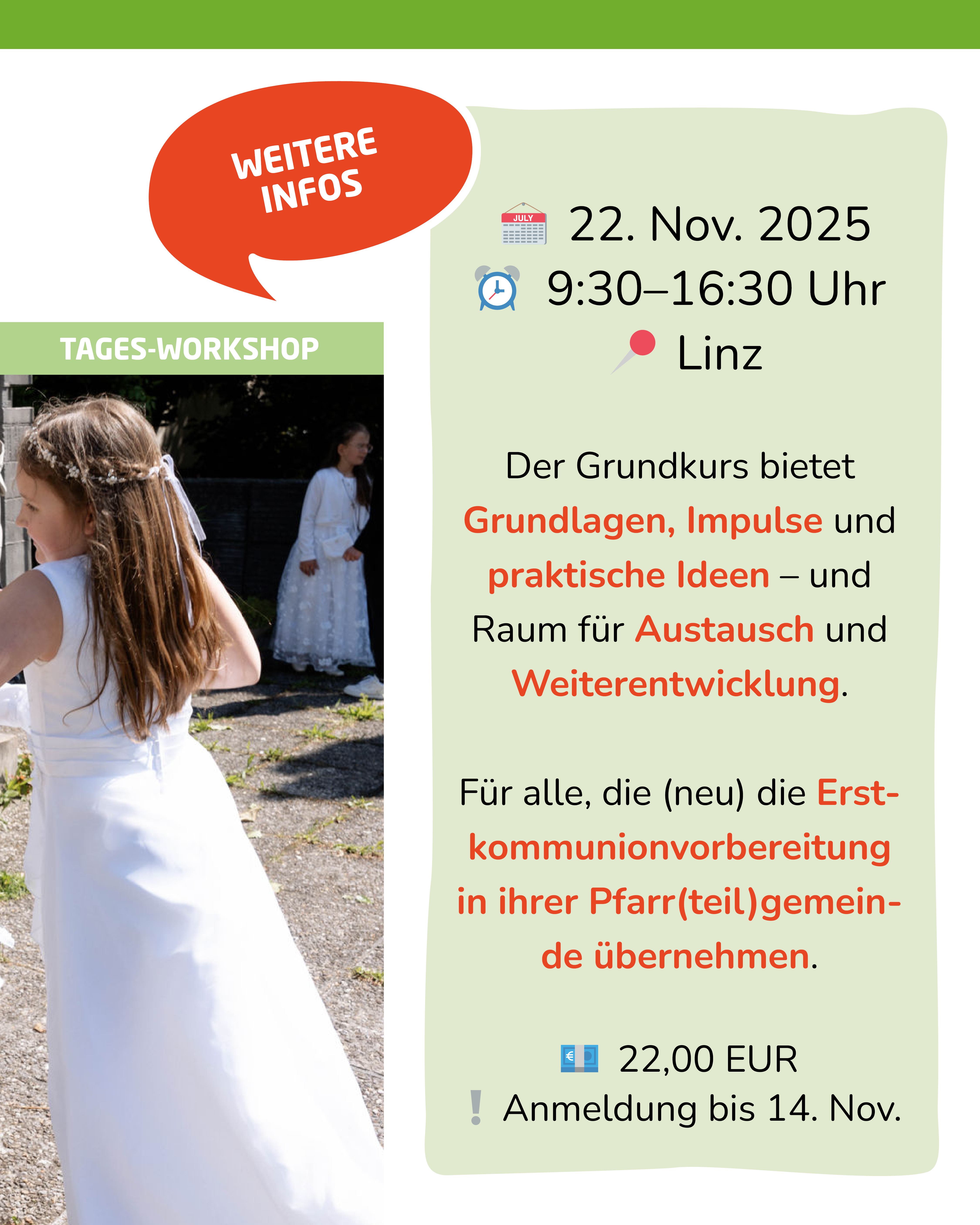 Grundkurs Erstkommunion Linz / © Team Kinder Diözese Linz_Elisabeth Bachhuber Grundkurs Erstkommunion Linz