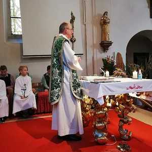 PfrMod. Mazur bei der Festmesse