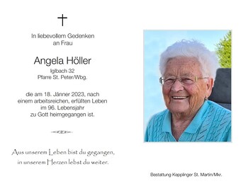 Angela Höller / Bestattung Kepplinger