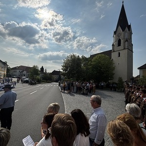 Beginn der Prozession am Marktplatz