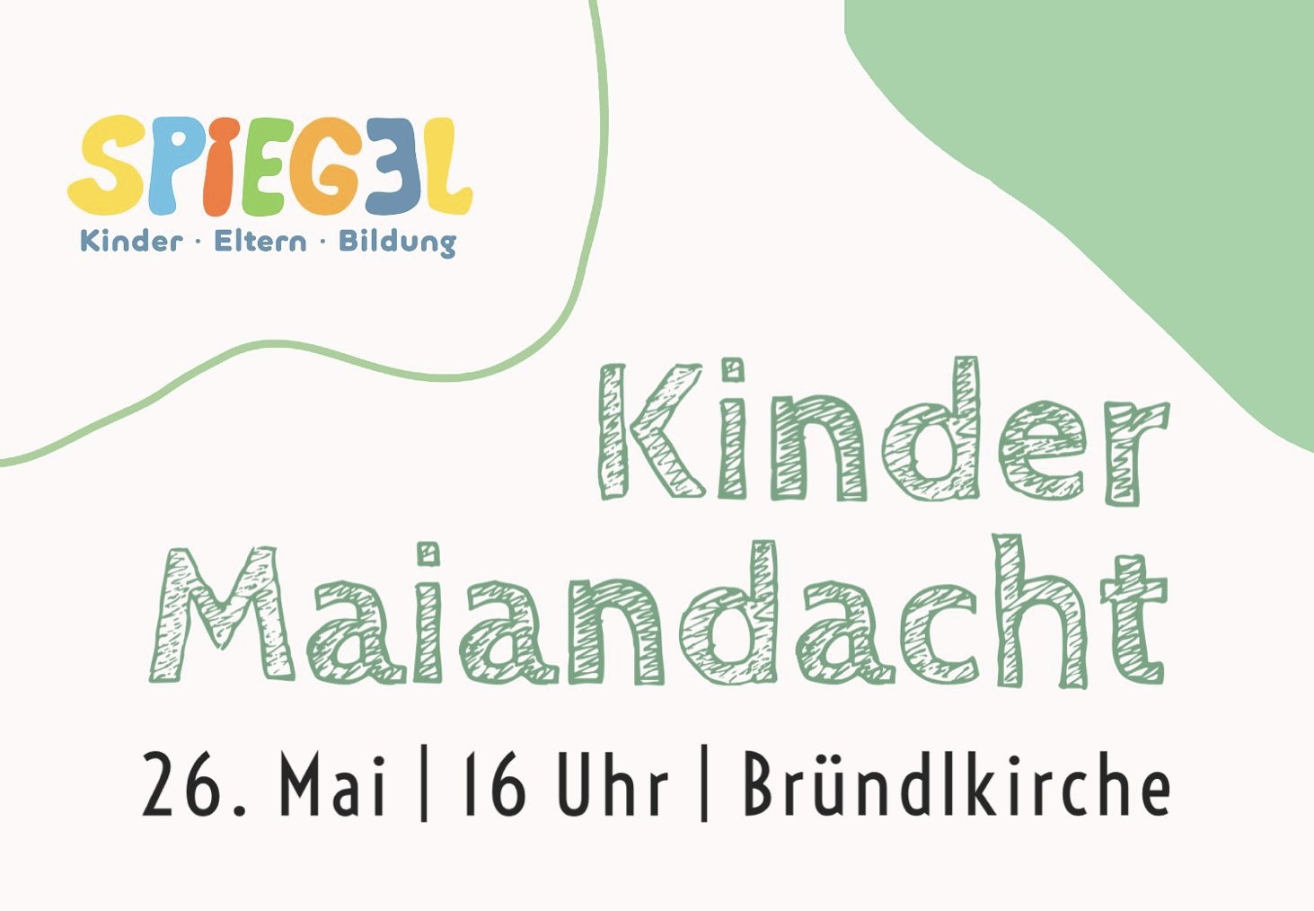 Flyer Kindermaiandacht
