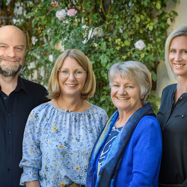 von links nach rechts: Gerhard Mayrhofer, Andrea Reisinger, Angela Parzer, Claudia Moder