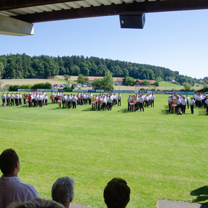 Segnung Fahrzeug LFA-B mit Frühschoppen - FF Kopfing