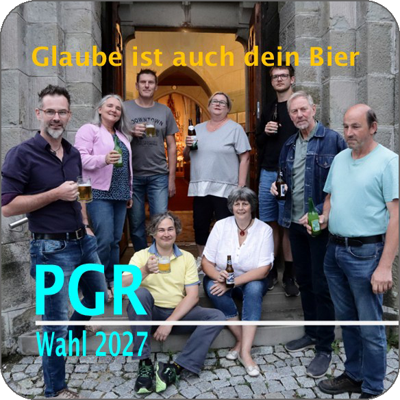 Glaube ist auch Dein Bier / Pfarrgemeinde Kleinraming Bierdeckel Vorderseite