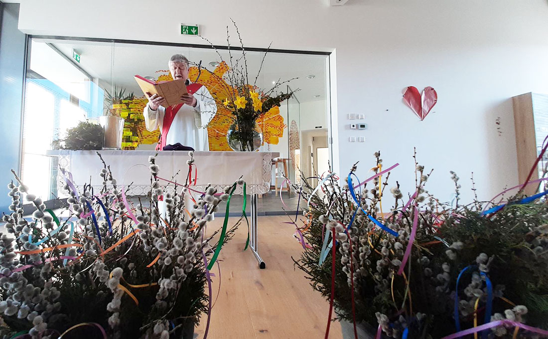 Segnung der Palmzweige