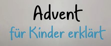 Advent für Kinder erklärt