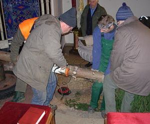 Christbaum in der Pfarrkirche