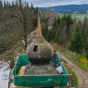 Renovierung Turm Bründlkirche