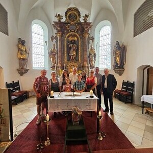 Ein Foto mit Gastgeber Josef Kellner.