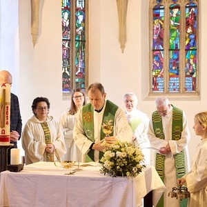 Martin Füreder leitete gemeinsam mit Monika Weilguni und Andreas Janschek die Feier
