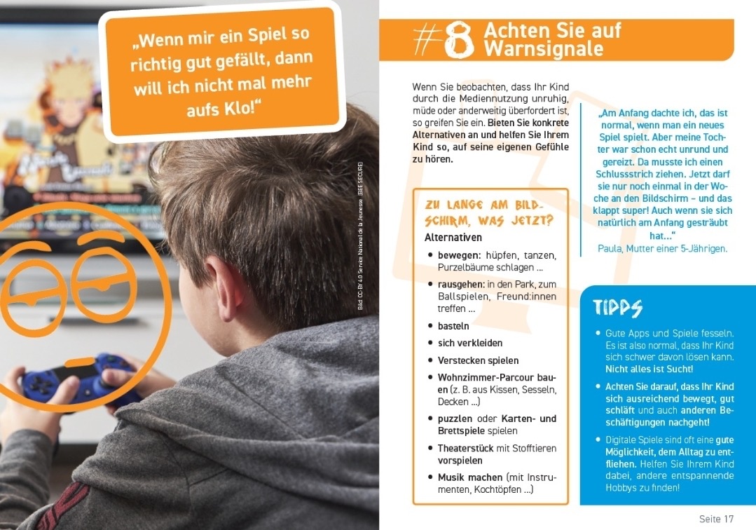 Achten Sie auf Warnsignale
