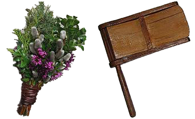 Palmbuschen und Eierratschen