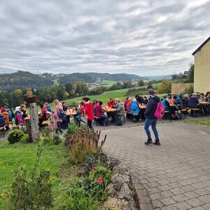 unterwegs auf dem Landschaftsrahmenweg
