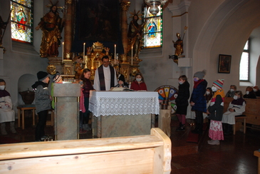 Pfarre Pramet Vorstellung der Erstkommunionkinder 2021