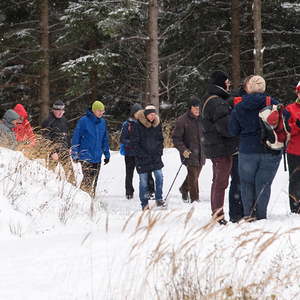 Bischofs Visitation Dekanat Weyer, Wanderung, Visitation mit den Mitgliedern der Pastoralkonferenz Dekanat Weyer in Trattenbach im SchneeFoto: Jack Haijes