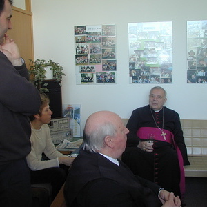 Besuch in der der damals noch so bezeichneten Hauptschule