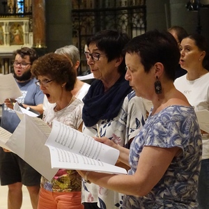 Probe für den ORF-Rundfunkgottesdienst im Linzer Mariendom