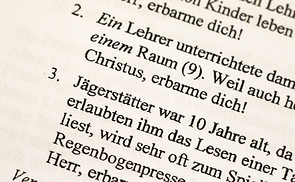 Auszug aus dem Predigttext