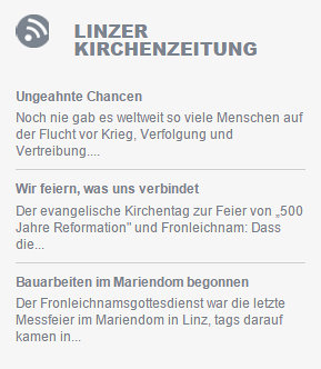 Widget erstellen / © Diözese Linz Kommunikationsbüro Widget erstellen