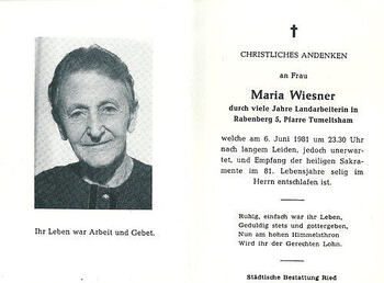 Maria  Wiesner