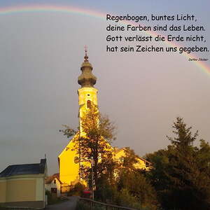 Regenbogen, buntes Licht ...