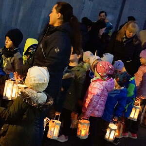 Martinsfest mit dem Kindergarten